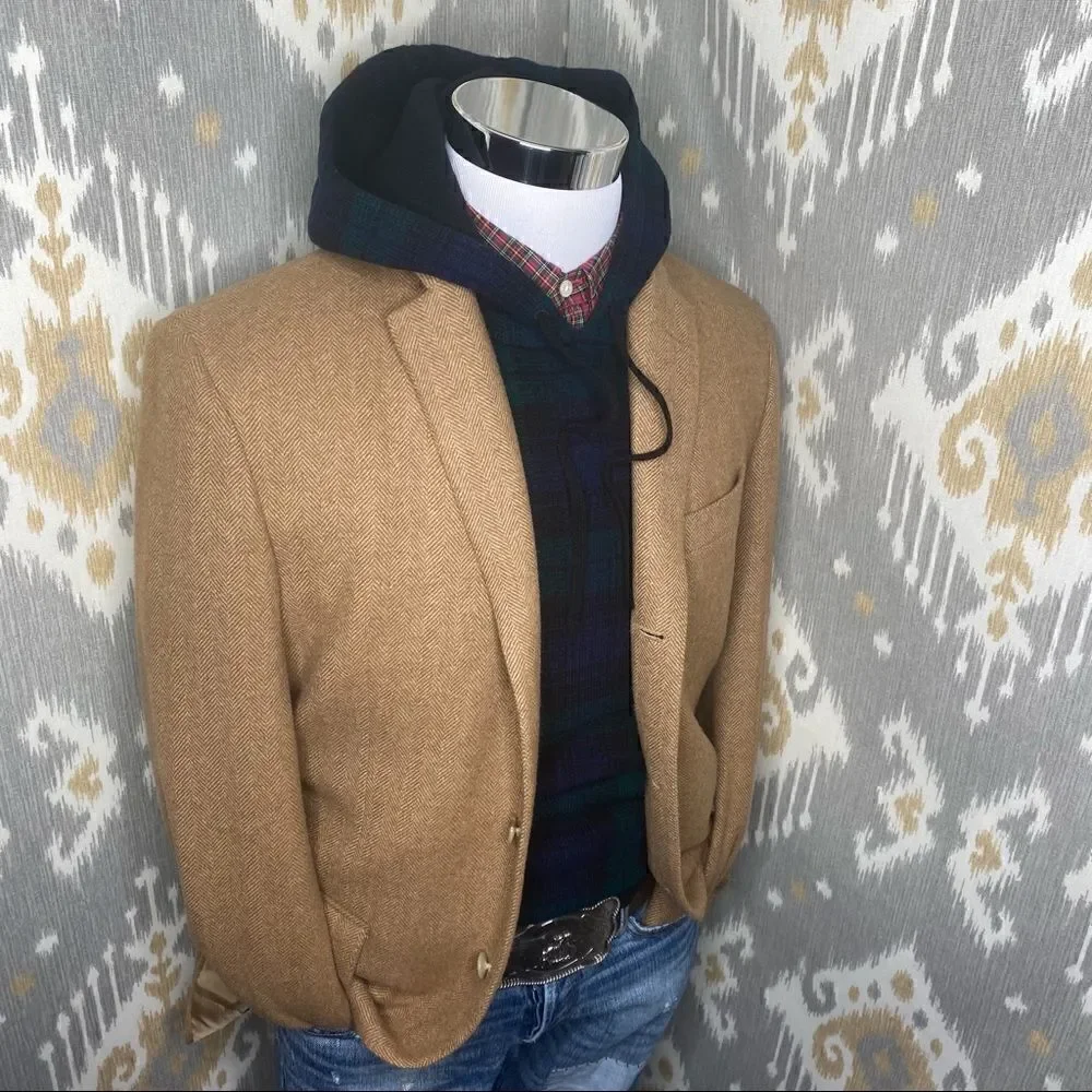 Polo Ralph Lauren Black-Watch Lambswool L/S Knit Hoodie Sweater